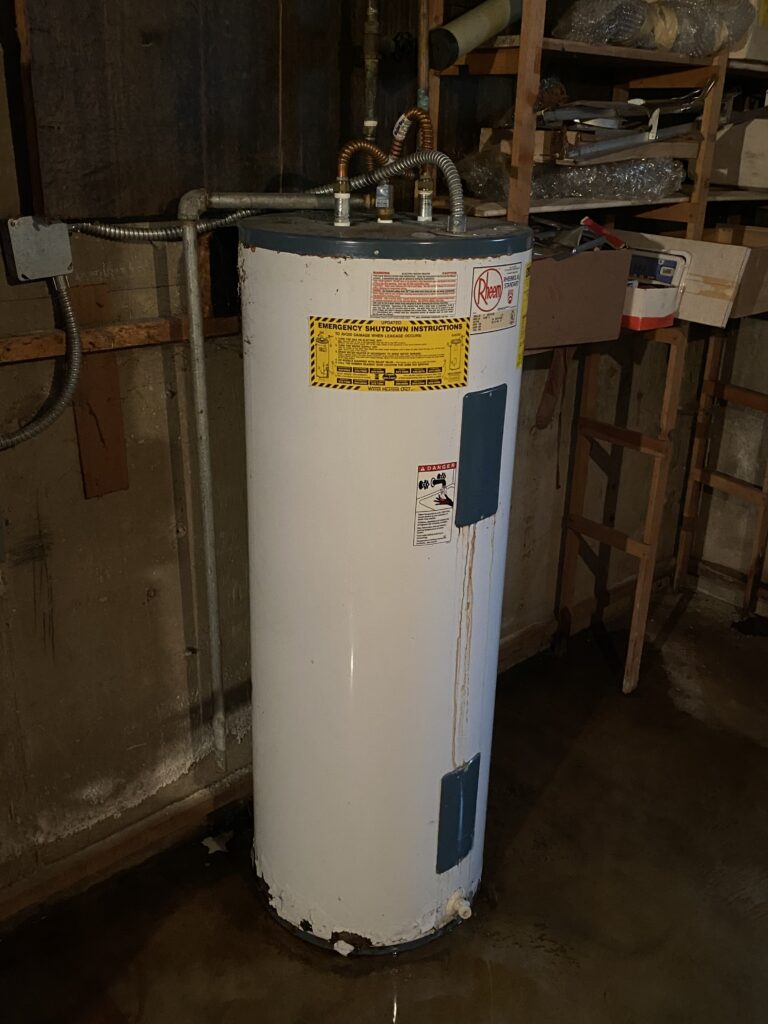 BEFORE WATER HEATER